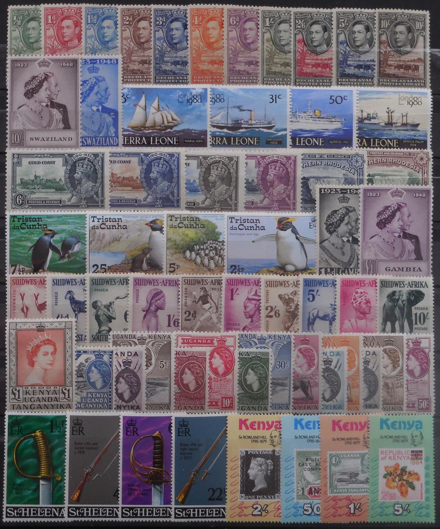 British africa stamps for collectors on approval