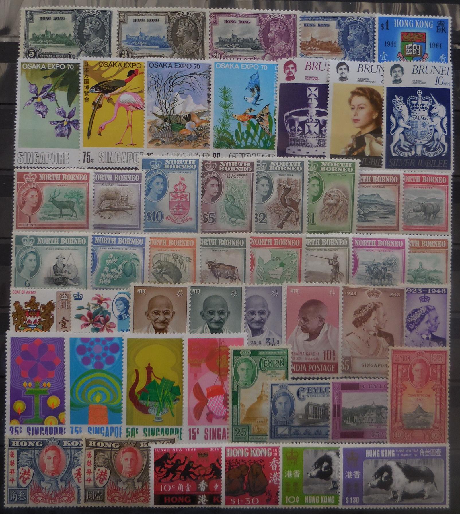 British asian stamps for collectors on approval