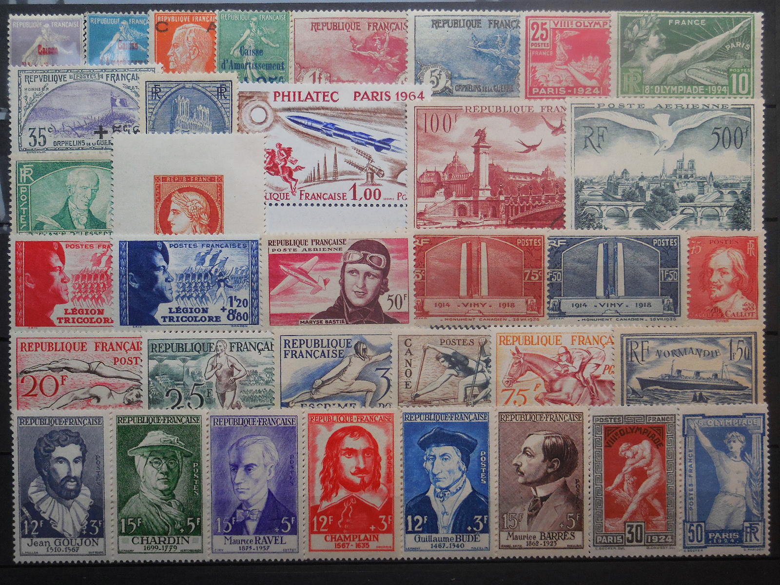 French stamps for collectors on approval
